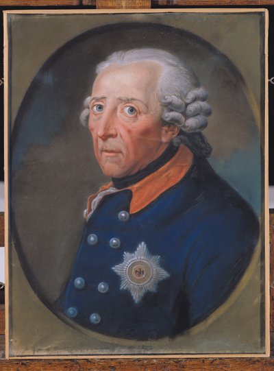 Porträt von Friedrich II. (1712-86) der Große von French School